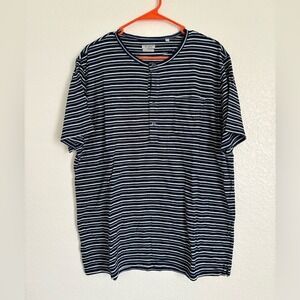 Oobe Henley Pocket Shirt Classic Cotton Minimalist Preppy Career Quiet Luxury‎